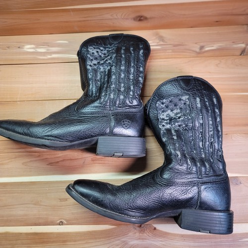 Ariat Stiefel Herren 11 D Sport My Country VentTEK Western Schwarz Cowboy 10044563 - Bild 8 von 11