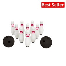 Lightweight 12-Piece Foam Bowling Set with 10 Pins and Portable Balls