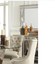 dining room set 6 chairs mirror
