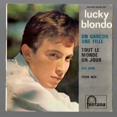 LUCKY BLONDO UN GARCON UNE GIRLE French EP Popcorn EX/EX