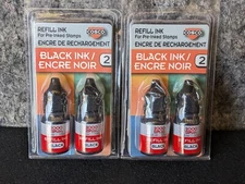 🔥New 4 Pack🔥 Cosco Ink Refill for Self-Inking Stamp Pads Black .35 oz – Black