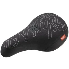 ODYSSEY BMX BIG STITCH BICYCLE PIVOTAL SEAT BLACK w. REFLECTIVE STITCH