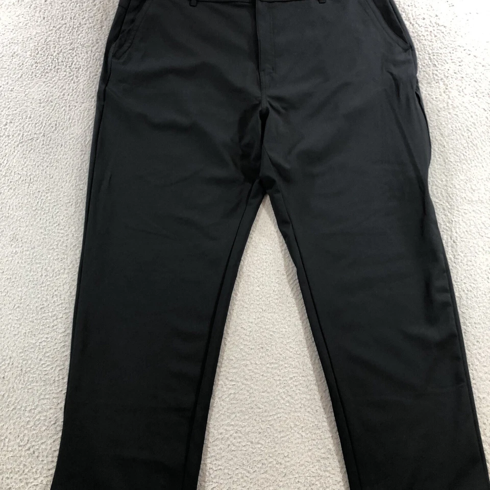 Pantalones de golf Hurley Active para hombre 40x30 negros cómodos elásticos mecha de humedad de enfriamiento Foto 4 de 4