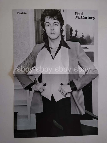 Paul McCartney Wings Deep Purple mkIII Blackmore Coverdale Poster Germany 1970s