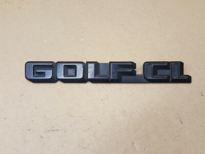 VW GOLF MK2 GOLF CL KOFFERRAUMEMBLEM HINTEN 191853687A