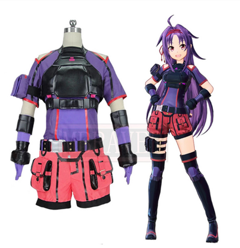 Ready For Ship】DokiDoki Anime Sword Art Online Cosplay Yuuki