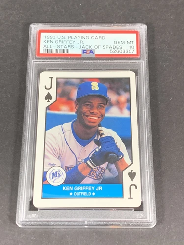 Ken Griffey Jr. 1990 U S Playing Card, Low Population 121, PSA 10 GEM-MINT