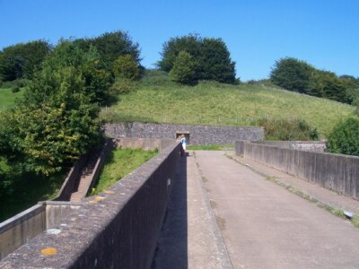 Foto 6x4 Exmoor: Wimbleball Dam Hartford\/SS9529 von der Spitze von Wimble c2005