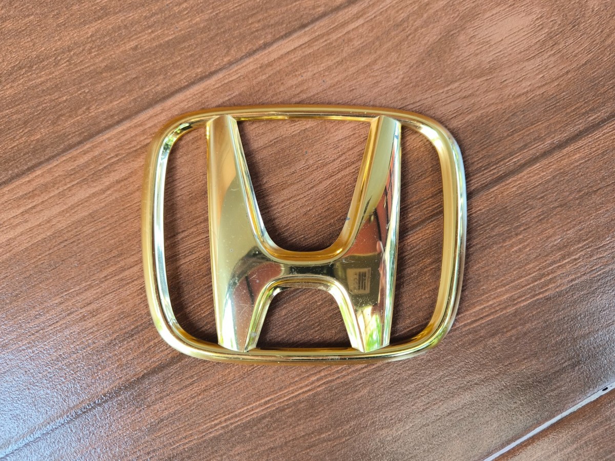 H-Mark Gold 24K Emblem Badge Logo may Fit Honda CR-V | 75700-SLJ