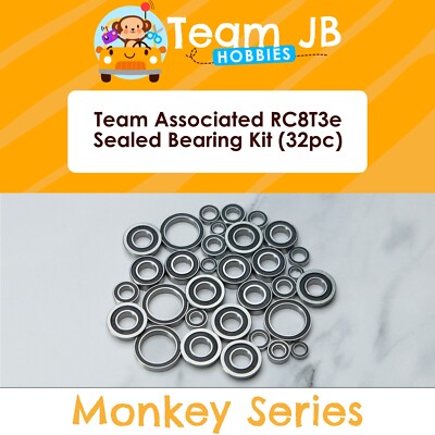 Team Associated RC8T3e - 32 Pcs Rubber Sealed Bearings Kit