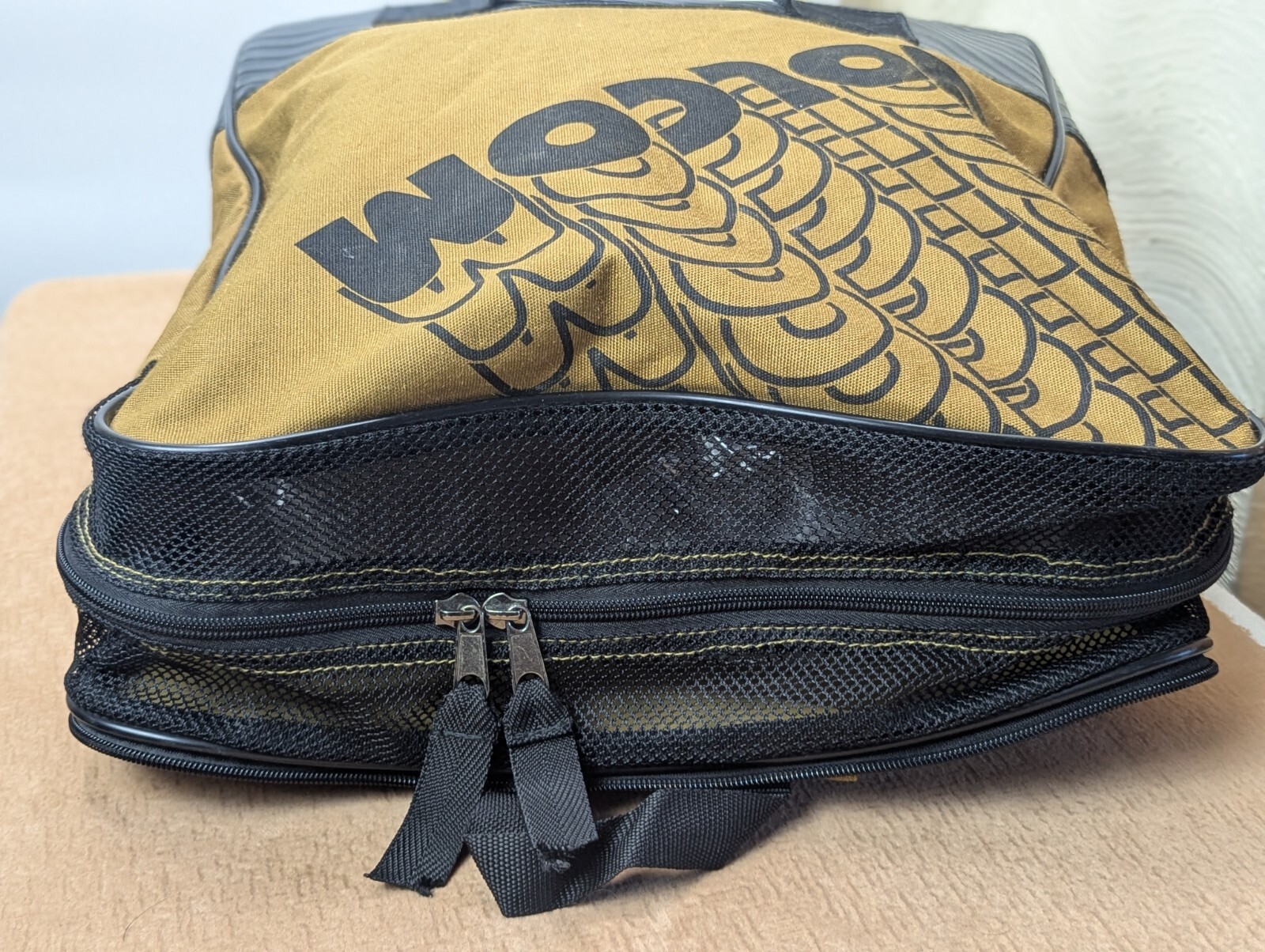 Volcom Backpack Vintage Multi Material Canvas Pla… - image 11