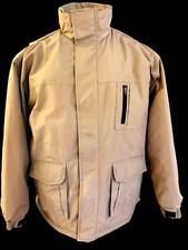 Mens heavy fleece lined Winter Snow Jacket Coat Long Large ? ~  PINBALL ~ NICE!