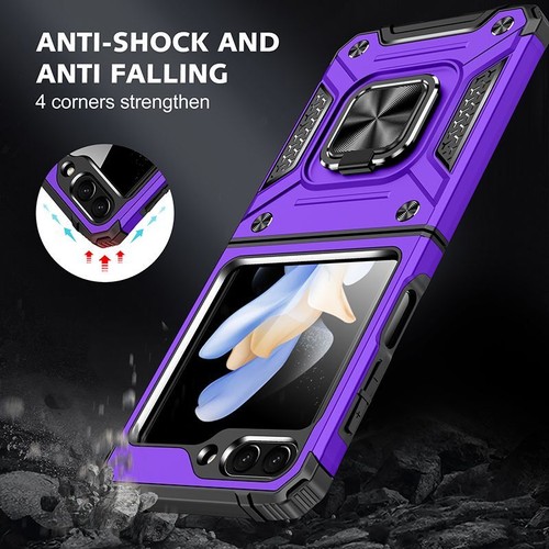 Coque pour Samsung Z Flip 7 FE 6/5/4 Robuste Antichoc Mince Rigide Anneau Cover - Photo 56 sur 83
