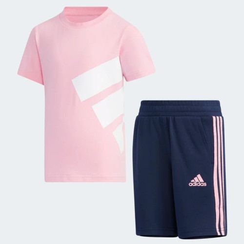 Tuta da Ginnastica Adidas Bambini Bambine Età 3-4-5-6-7 ANNI MARCA ORIGINALI  🔥 ™ TEE Pantaloncini Set | eBay