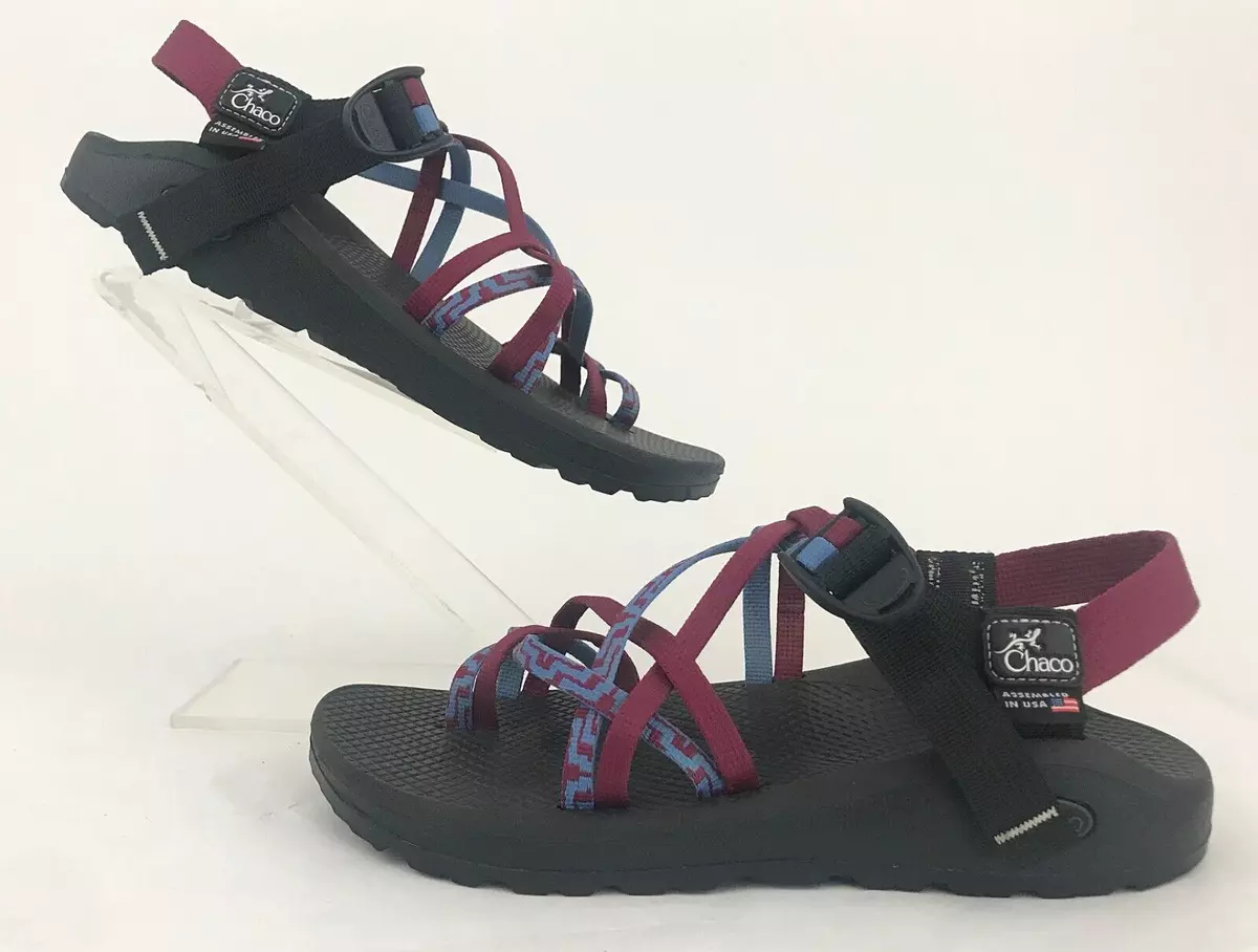 Chaco Z Cloud X2 Women s Toe Loop Sandals Maroon Wine Blue