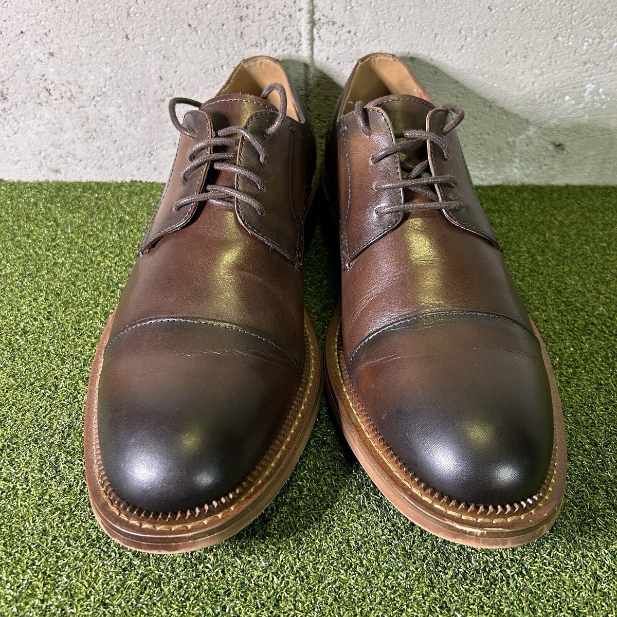 Vintage Foundry Co. Cyrus Black Leather Cap Toe Oxfords  display picture 1