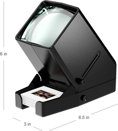 Visionneuse de Diapositives et de Films de 35 mm 3X LED de grossissement Lum... - Photo 6/6