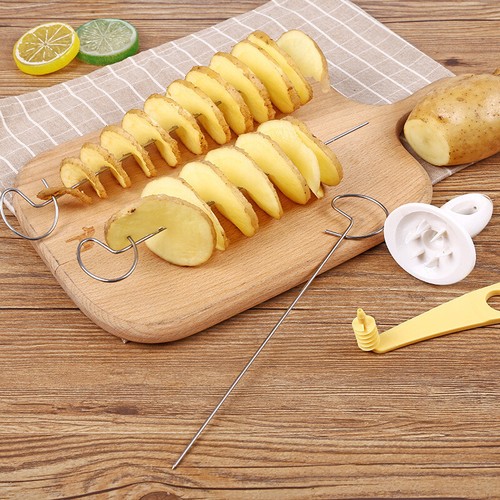 Cucumber Potato Carrot Spiral Slicer Rotating Potato Tart Hand Crank Cleaver
