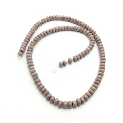 Bursa Turkey Purple Jade Beads 119 Lavender Jadeite Bead Strand 6 X 4 mm Gems