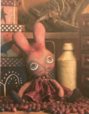 PATTERN Primitive Bunny Rabbit Doll NEW Threadbare Primitives EASY TO MAKE