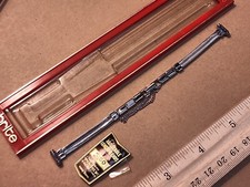 Ladies' Vintage NOS Brite Silver-Tone Center Clasp 8-10mm Adj Ends Watch Band