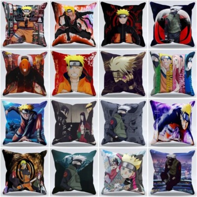 Naruto Housse Coussin 45 ×45cm Modèle Au Choix itachi Kakashi Minato Sasuke