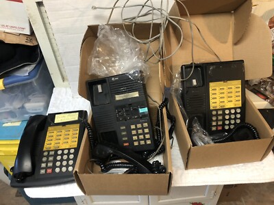 3 Used AT&T Lucent Avaya Office System Desk Phones All Model 538E