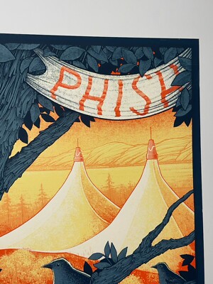 Phish Poster Shoreline CA 2015 Silkscreen S/N Official X/675
