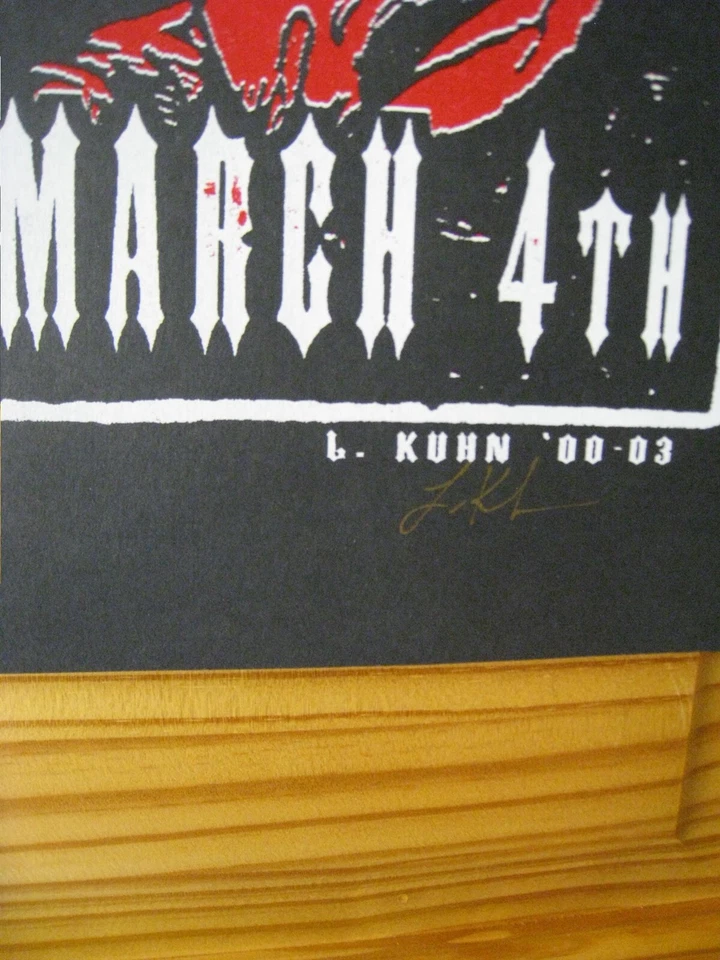 Type O Negative Coal Chamber Poster Concert '03 Signed - Image 3 of 3