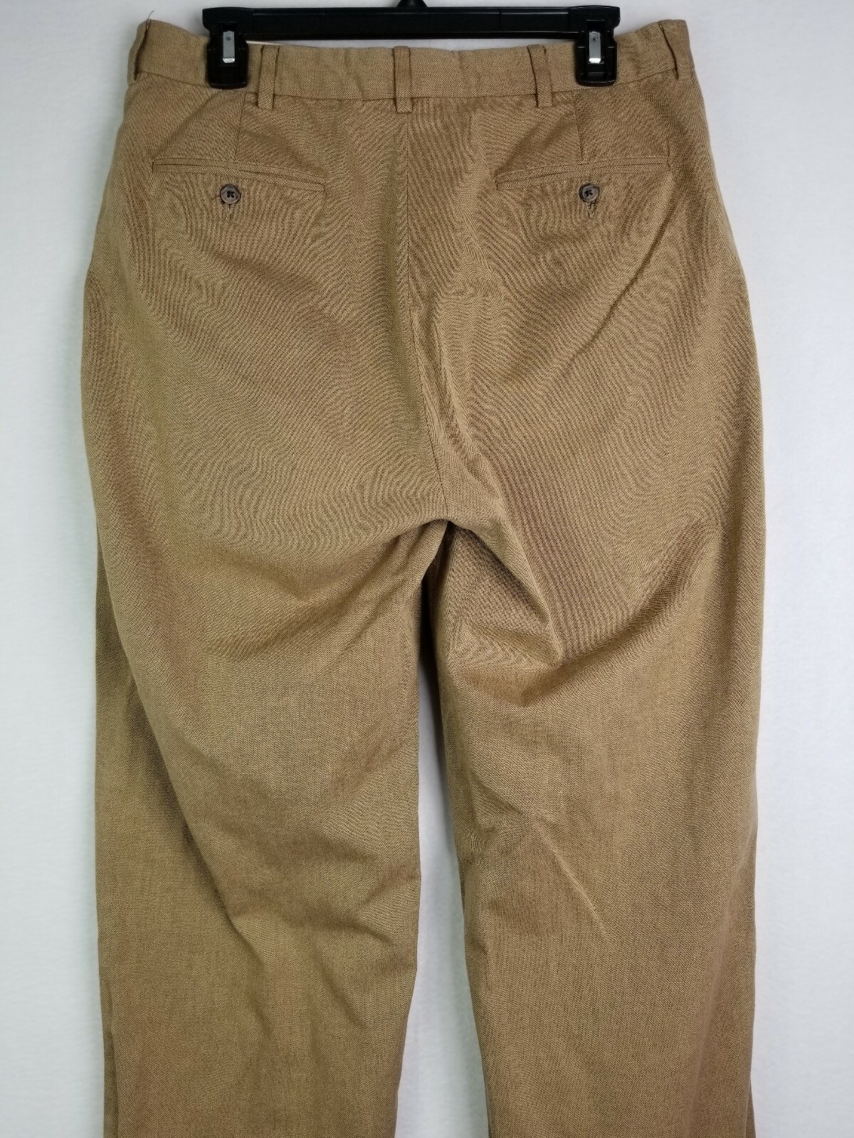 Polo Ralph Lauren Pleated Pants Chinos Brown Classic Men Size 34 x 34