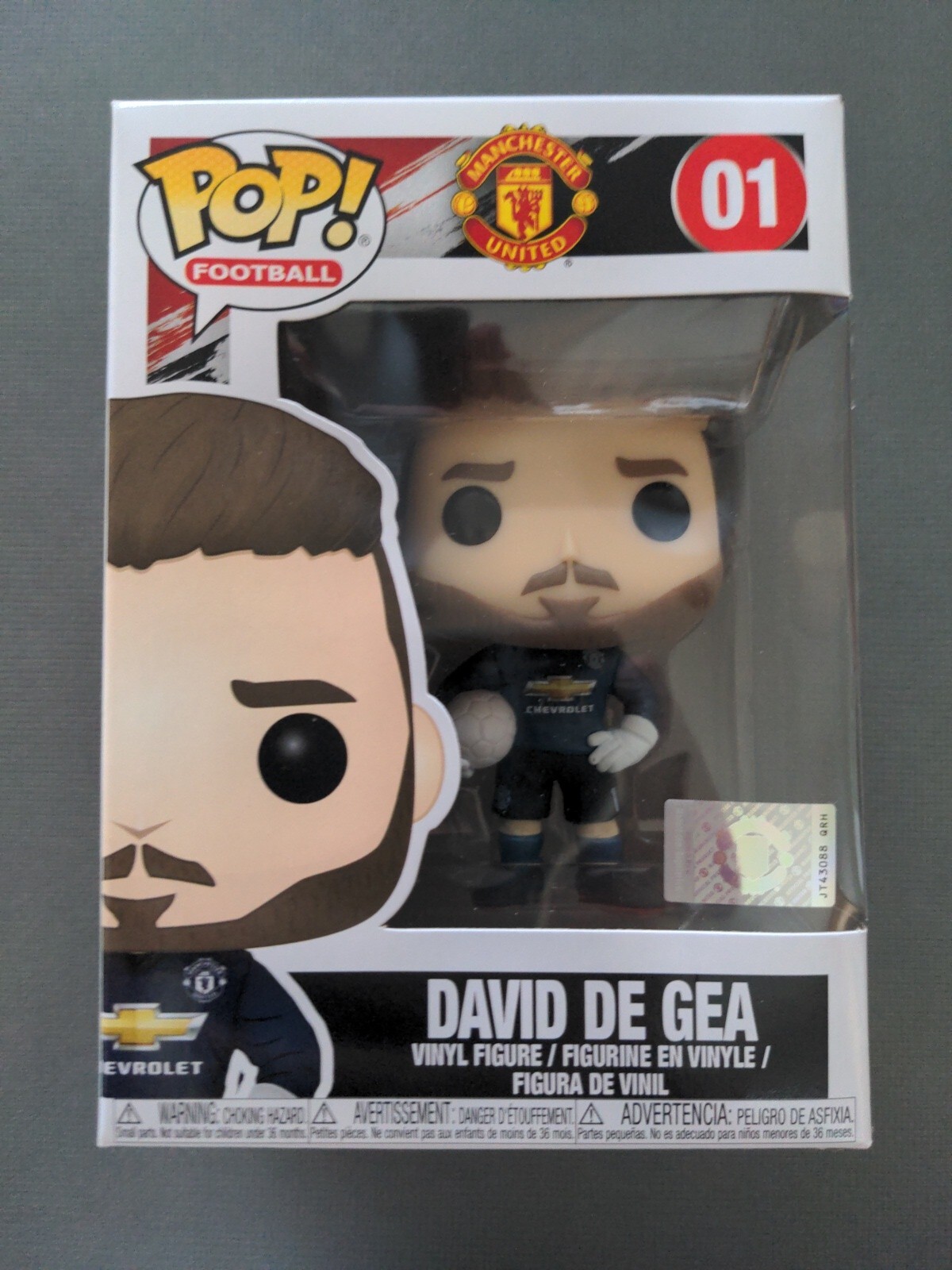 Funko Pop Football David De Gea Premier League Manchester United #01