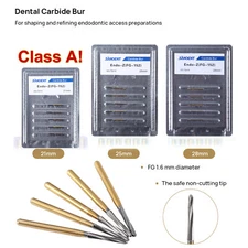 SANDENT Dental Endodontic ENDO-Z Tungsten Carbide Burs FG Bur for High Speed SA