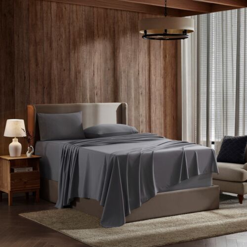 6 Piece Bed Sheets Set- Hotel Luxury Extra Deep Sheets, 39 Colors, 16"- 24" Deep - Picture 22 of 26