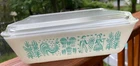 Pyrex Amish Butterprint 503 Refrigerator Dish With Lid 1.5 Quart