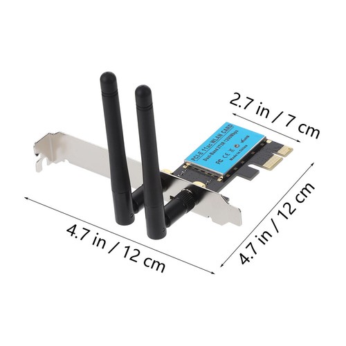 PCI-E 1200M Wireless Network Cards Desktop Computer Receiver Signal Adapter - 第 6/12 張圖片