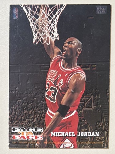 Harold Miner / Michael Jordan #FTF10 — 1993 Hoops Face to Face basketball card
