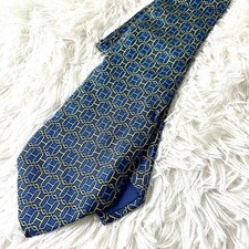 Good condition HERMES HERMES Tie Men s H Pattern Business Commuting
