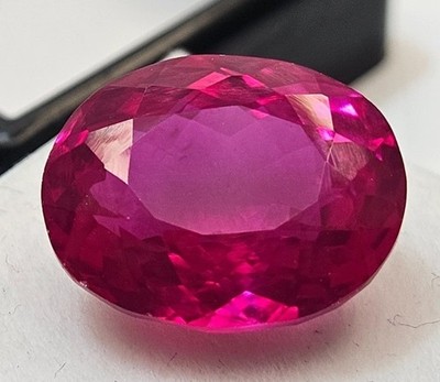 Stunning Pink Sapphire Oval Cut 13+Ct Natural Certified Loose Gemstone