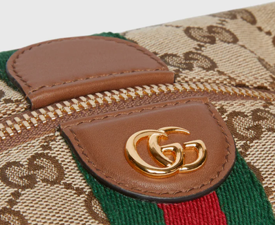 Gucci GG Canvas Gucci Vanity Mini Bag Brown 861775 Japan New