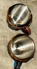 SET OF 2 RESIN MINERAL CRYSTAL COFFEE/TEA MUG STAINLESS STEEL INTERIOR — photo 4