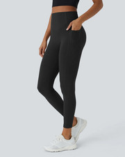 Halara UltraSculpt Leggings Black Butt Lift Scrunch 7/8 Length XS - NEW �30
