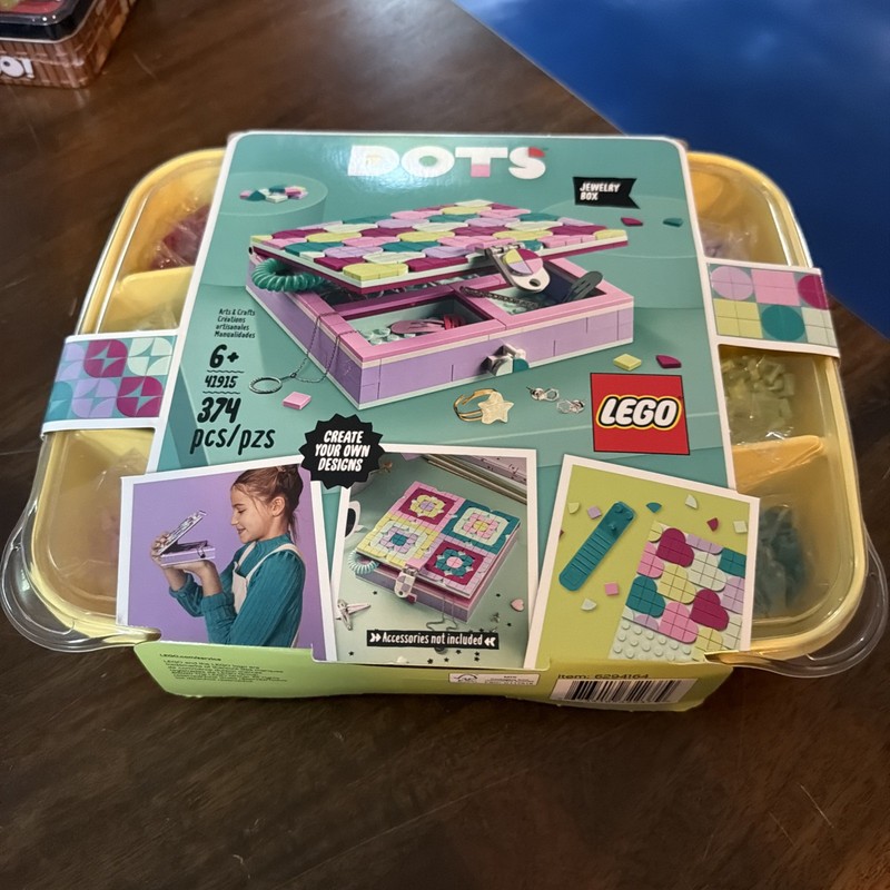 NEW! LEGO DOTS 41915, Jewelry Box Set, 374 pieces, Retired Factory Sealed!