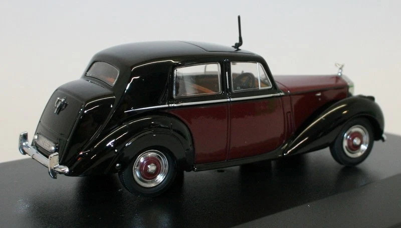 Coche Oxford Diecast escala 1/43 43RSD001 - Rolls Royce Silver Dawn - granate/negro Foto 2 de 2