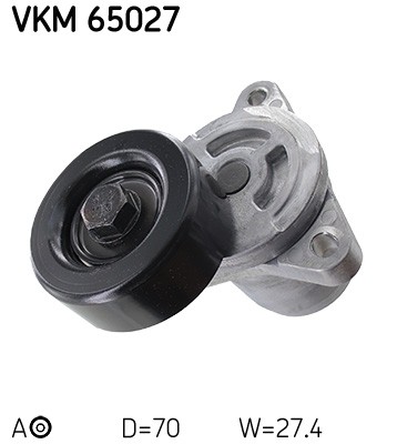 Centre SKF VKM 65027 Belt Tensioner, V-ribbed belt for HYUNDAI,KIA