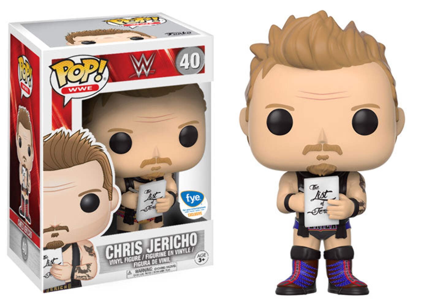 En Oferta Funko Pop! Exclusivo De Chris Jericho De La Wwe #40
