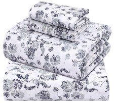 100 Cotton Sheets   Full Size Percale Bedding, Cooling  Breathable, Durable...