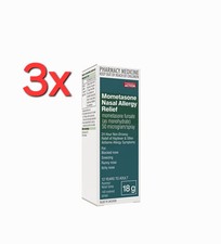 3X Pharmacy Action Nasal Allergy Relief 18g 140 Sprays Same as NAS0NEX