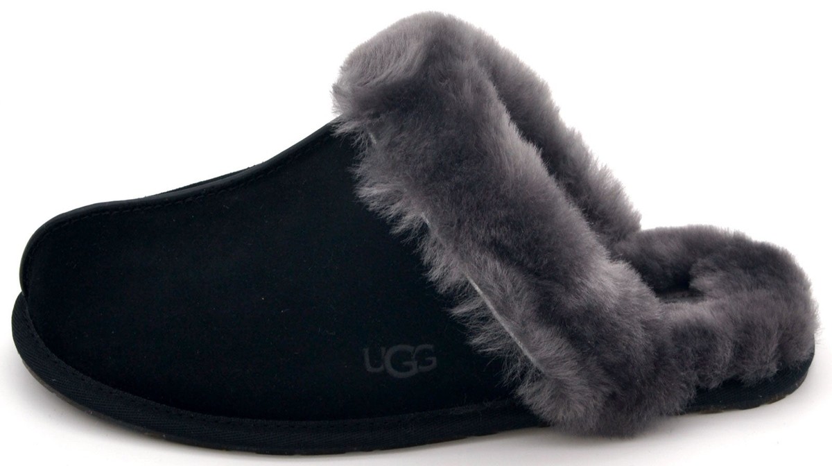 UGG Scuffette II Women's Slipper - Black for sale online | eBay