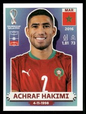 2022 Panini World Cup Stickers #MAR6 Achraf Hakimi - SCR