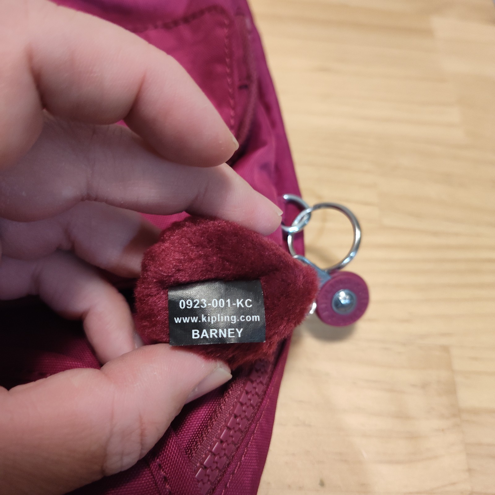 Kipling Backpack Bag w/ Monkey - image 11